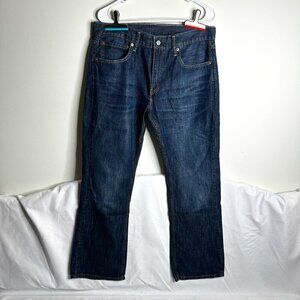Levi's Mens - 527 Slim Bootcut - 34x30 - Jeans - Dark Wash Denim